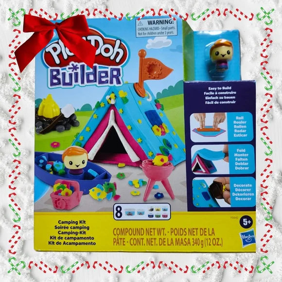 Play Doh Builder Camping Kit For Age 5yrs and Older UNISEX NEW IN BOX - Picture 1 of 4